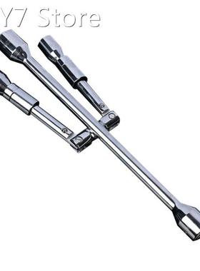 Folding 4 Way Cross Wheel Wrench Spanner Car Brace Socket Nu