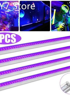 1/4PCS 20W 30CM UV Lighting Tube LED Ultraviolet Lamp Blackl