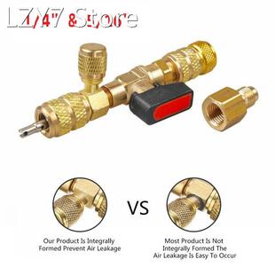4xHVAC Valve Core Remover Dual Size 5/16&1/4 Port Instal