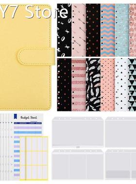 A6 PU Leather Notebook Binder Cover 6 Holes Binder Folders A