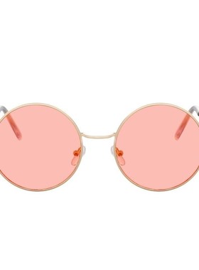 Round Sunglasses for Women Luxury Sunglass lady Retro shades