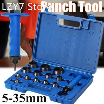 14Pcs/Set Punch Tools Leather Punch Leathercraft Hole Craft