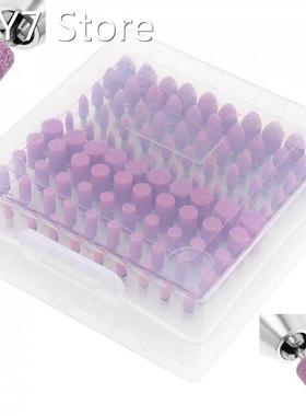 100pcs/lot 4-10mm 80 Grit Ceramic Grinding Head Abrasive Sto