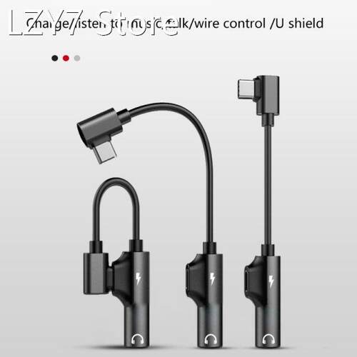 Practical TPE+Aluminum Alloy Efficient USB- C to 3.5mm Hea