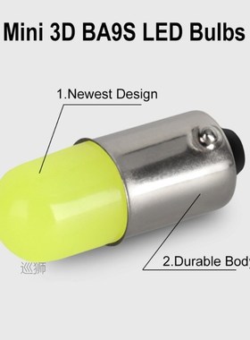 10Pcs BA9S LED T4W H6W Led Bulb Canbus Car Interior Light Au