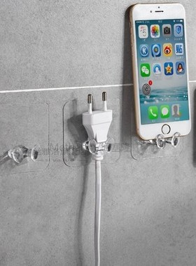 1pc Transparent Hook Strong Suction for Home Strong y Transp