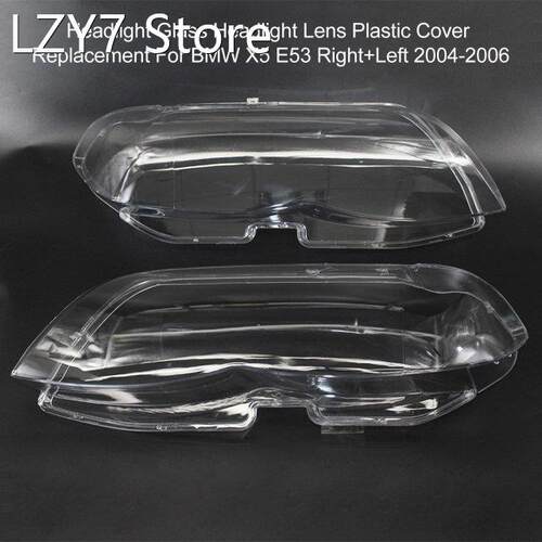 Headlight Glass Headlight Lens Plastic Cover Replacement For