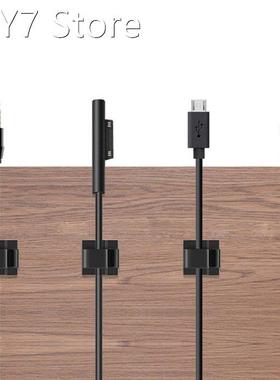 10 Pcs Glue Self-adhesive Wire Clip Fixer Holder Cable Holde