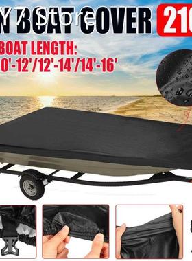 210D Jon Boat Cover Waterproof Anti UV Dustproof Cover Sunsh