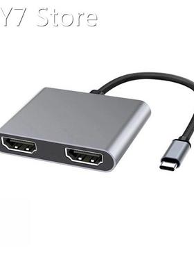 USB 2.0 Hub Type-C to HDMI-compatible Adapter Hub Splitter A