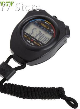 New Sports Stopwatch Professional Handheld Digital LCD Sport