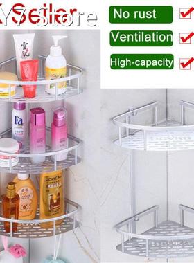 3-layerTriangular Shower Caddy Bathroom Shelf Polished Chrom