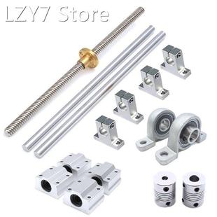 Optical Axis Guide Bearing Housings Aluminum Rail Shaft Lead