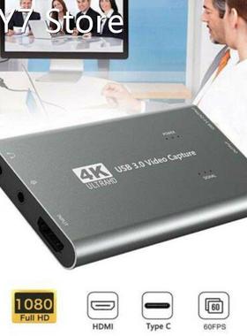 Video Capture Card USB3.0 4K 1080P Streaming Game Video Live