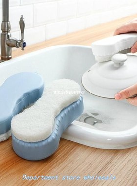 Cleaning Brushes Sponge Dish Bowl Scouring Pad Pot Pan Easy