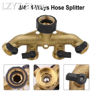 3/4inch Solid Brass 1 To 4 Way Adaptor Multi Hose Connector