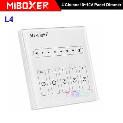 Miboxer L1 L4 1CH 4 CH 0~10V led touch Panel Dimmer switch L