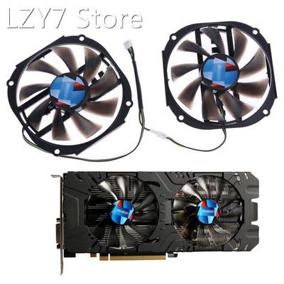 WANMEI 2pcs 95mm 4gb 2048SP GPU Cooler Cooling Fan for Yesto
