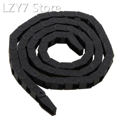 Black Plastic Nylon Cable Carrier Drag Chain Towline Nested