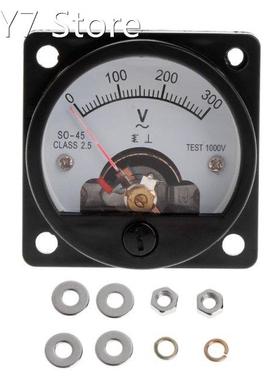 2019 new Voltmeter SO-45 AC 0-300V Round Analog Dial Panel M