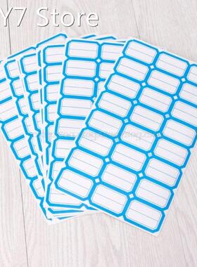 240 Pcs Blank Stickers Self Adhesive Sticky Blank Label Pape