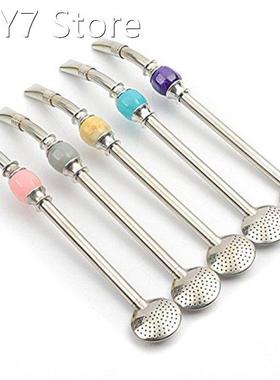 2pcs Premium SUS18/10 Stainless Steel Yerba Mate Bombilla S