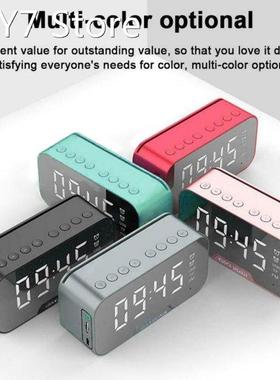 G10 Three-in-one Mirror Clock Wireless Speaker LCD Full Scre