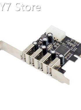 PCI-E to 4 Ports USB 2.0 Converter Card PCIE USB2.0 Adapter