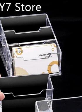Multi-purpose Desk Business Card Name Holder Clear Name Card