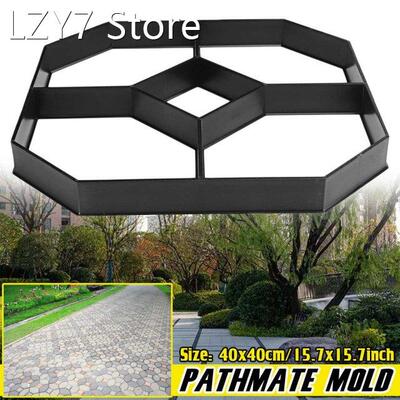 Garden Walk Pavement Mold DIY Manually Paving Cement Brick S