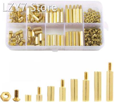 180/240/320pcs M2 M3 M4 Male Female Hex Brass Standoff Space