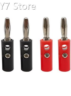 2/5/10/Pairs 4mm Banana Plug Connector Amplifier Binding Pos