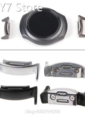 2Pcs Stainless Steel Watch Band Connector Adapter 20mm For S