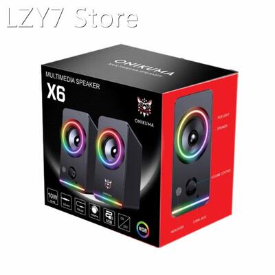Desk-top Game Speaker RGB Streamer Colorful Lights Subwoofer