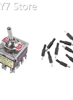 1 Pcs AC 380V 10A ON/OFF/ON 12 Pin Latching Toggle Switch 4P
