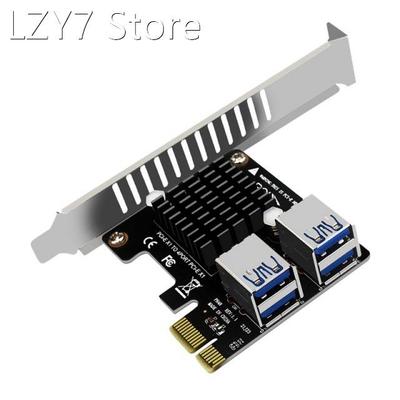 PCIex1 to 4-Port Expansion Card ASM1184E Main Control Full H