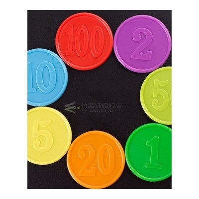 10pcs/lots!Plastic Poker Chip for Gaming Tokens Plastic Coin