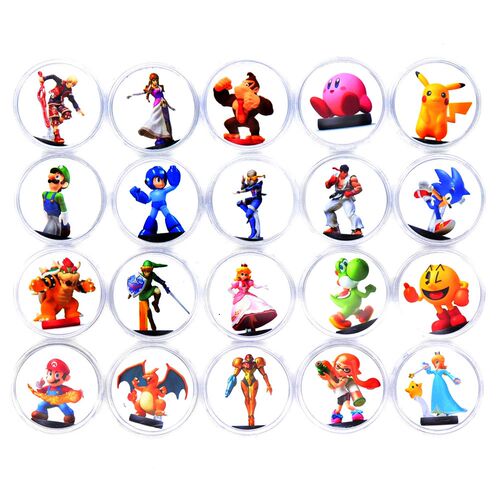 20Pcs Super Smash Bros NFC Games Card Of Amiibo For Switch