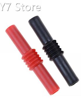 2pcs 4mm Banana Socket Female Adapter Extension Insulated Ba