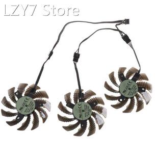 1/3PCS 75mm T128010SU 4Pin Cooling Fan Cooler for Gigabyte A