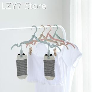 Foldable Drying Rack Clothes Hangers Coat Sock Bra Clip Clot