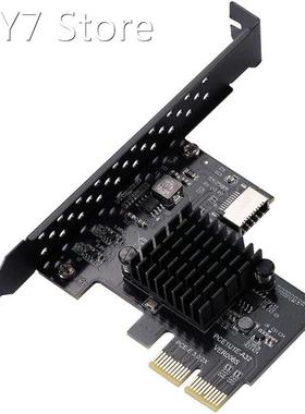 PCI-E 2X to USB3.1 A-Key Gen2 Front Type-E Expansion Card,10