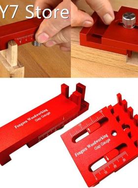 Woodworking Gaps Gauge Depth Measuring Ruler Aluminum A
