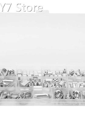 Stainless Steel Crimping Loop Sleeve Wire Rope Thimble Assor