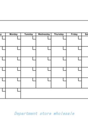 A3 Whiteboard Monthly Planner Magnetic Message Board Kitchen