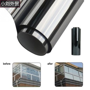 Window Glass Film One Way Mirror Silver Insulation Stickers