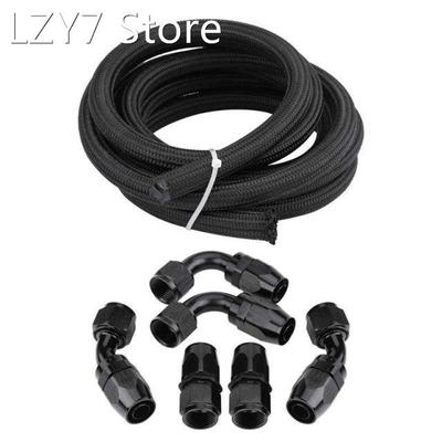 Oil Hose AN10 Fitting Stainless Steel Nylon Braided Oil Fuel