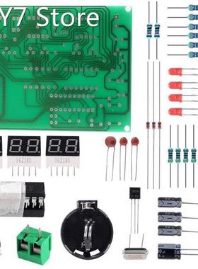 6-Digit DIY Digital Electronic Clock Kit AT89C2051 Chip Alar