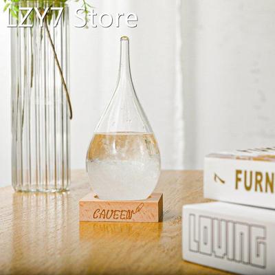 Glass Predictor Weather Forecast Decorative Barometer Drops-