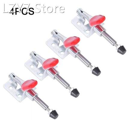 4Pcs GH-301AM 45Kg Toggle Clamp Quick Release Pull Action Ve
